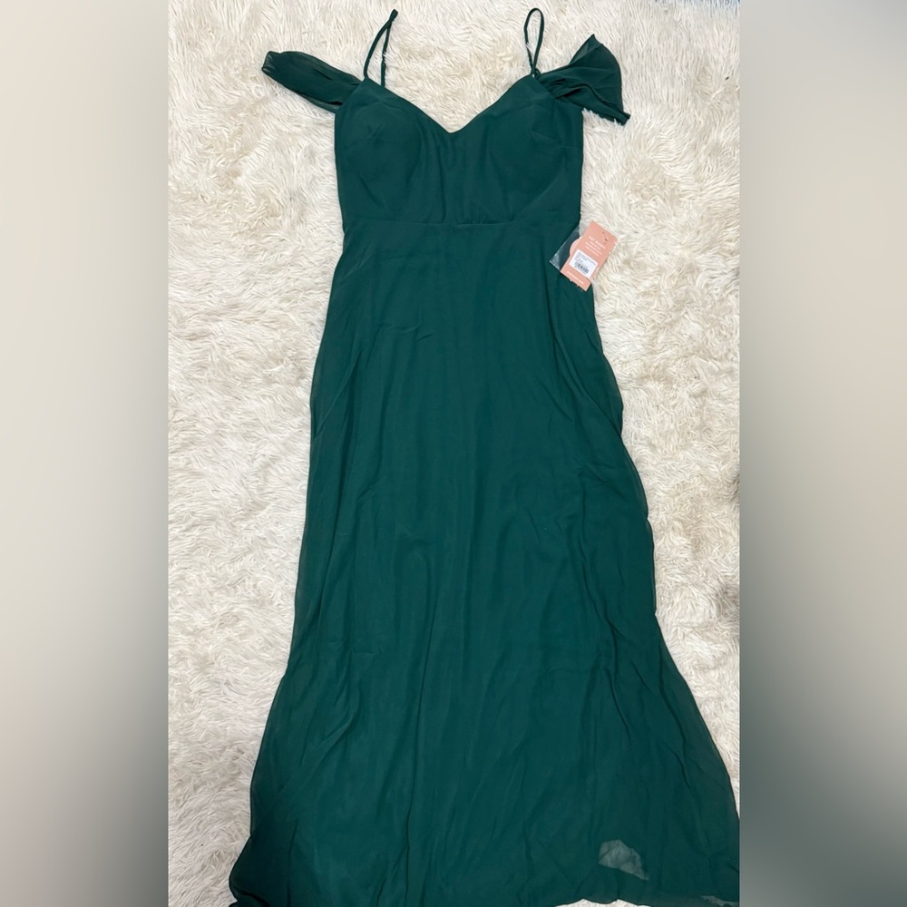 Birdy Grey Strapless Teal Dress